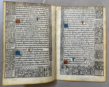 1500 Book of Hours Paris Pigouchet Vostre - Engraving Original circa
