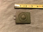 Vintage WWI Imperial German Army Military Uniform Belt Buckle in subdued color