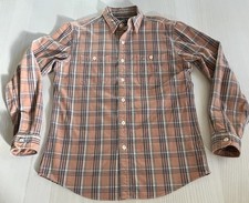 RRL Ralph Lauren Plaid Salmon Workwear Shirt Sz M
