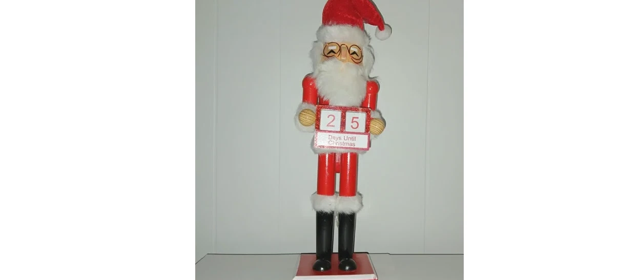Nutcracker Santa Countdown To Christmas Target Wondershop Red White
Opens in a new window or tab