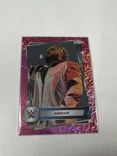 2025 Topps Chrome WWE - Andrade "Cien" Almas #29 Pink Shimmer Refractor