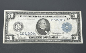 1914 $20 Federal Reserve LARGE Note US Bill LOW Shipping!!!