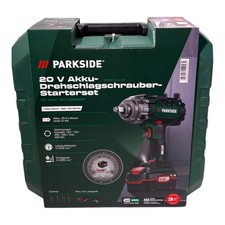 Parkside Akku-Drehschlagschrauber-Starterset PASSK 20-LiC4 mit Akku/Ladegerät ✅