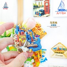 Malta Popeye Village Tourist Souvenir 3D Resin Fridge Magnet Craft