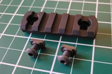 M-LOK 5 Slot Aluminum Rail Section Picatinny MLOK Mount Made in USA