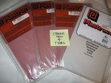 Plastruct O Scale 1:48 Roofing Sheets Train and Hobby Model Building 4 Choices