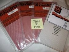Plastruct O Scale 1:48 Roofing Sheets Train and Hobby Model Building 4 Choices