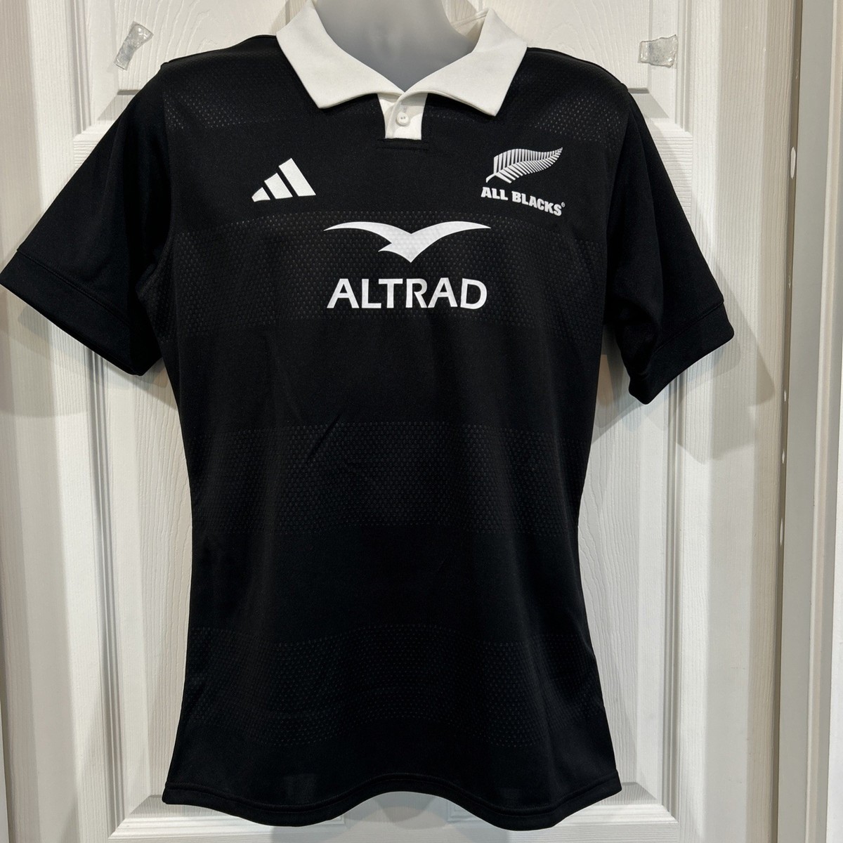 Adidas All Blacks Rugby Jersey Altrad New Zealand World Champs