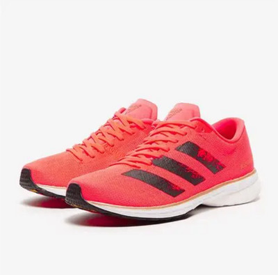 adidas Adizero ADIOS 5 TOKYO Solar Red Black White Gold Womens 8.5 US 40 2/3 EUR