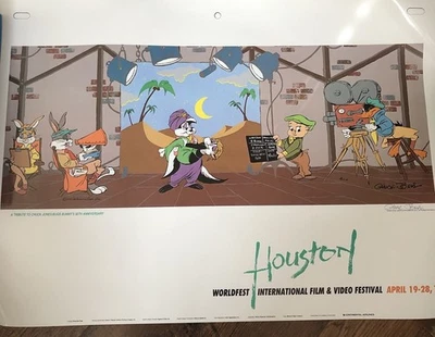 SOUND STAGE Chuck Jones Bugs Bunny Signed Movie Director Limited Edition POSTER - Image 1 of 4