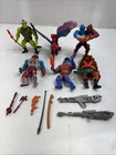 Vtg He-Man Masters Of The Universe MOTU Lot Of 6 Action Figures + Weapons 80’s