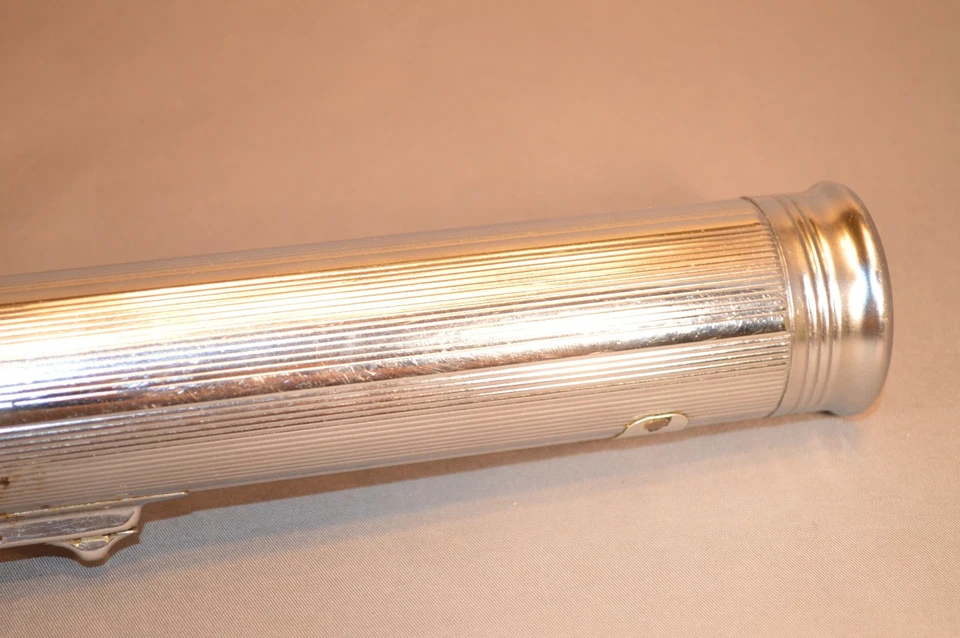 复古 CHROME FLASHLIGHT 3D 电池 美国制造 - 点亮但淡出 — 第 4/4 张图片