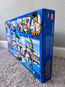 VINTAGE RETIRED LEGO CITY 4644 MARINA DOCK BOAT QUAD CAFE SET 5 MINIFIGS SEALED!