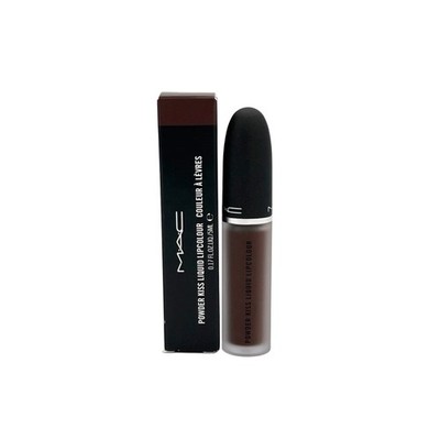 MAC POWDER KISS LIQUID LIPCOLOUR~955 CHESTNUT~BROWN~MATTE~LIQUID LIPSTICK~NIB!!