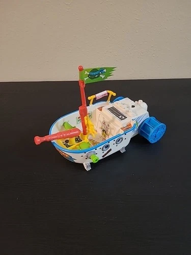 Vintage Ninja Turtles - Leo’s Jolly Turtle Tubboat Vehicle 1992 TMNT Playmates