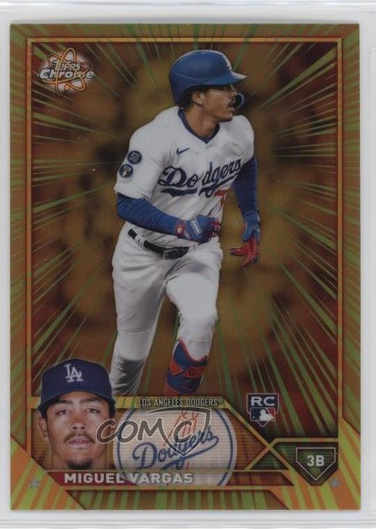 2023 Topps Chrome Radiating Rookies Miguel Vargas #RR-19 RC 0mw5
