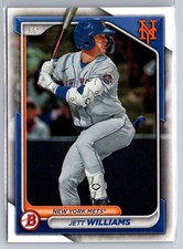 2024 Bowman #BP-54 Jett Williams Prospects New York Mets