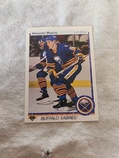 1990-91 UPPER DECK BUFFALO SABRES ALEXANDER MOGLINY #24 ROOKIE CARD
