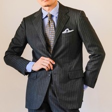 Sartoria Partenopea Multi-Stripe Gray Suit   EU 50