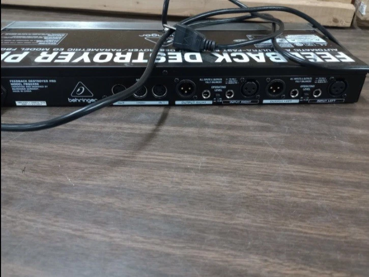 Behringer FBQ2496 Feedback Destroyer Pro Feedback Suppressor/Parametric EQ - Image 3 of 4