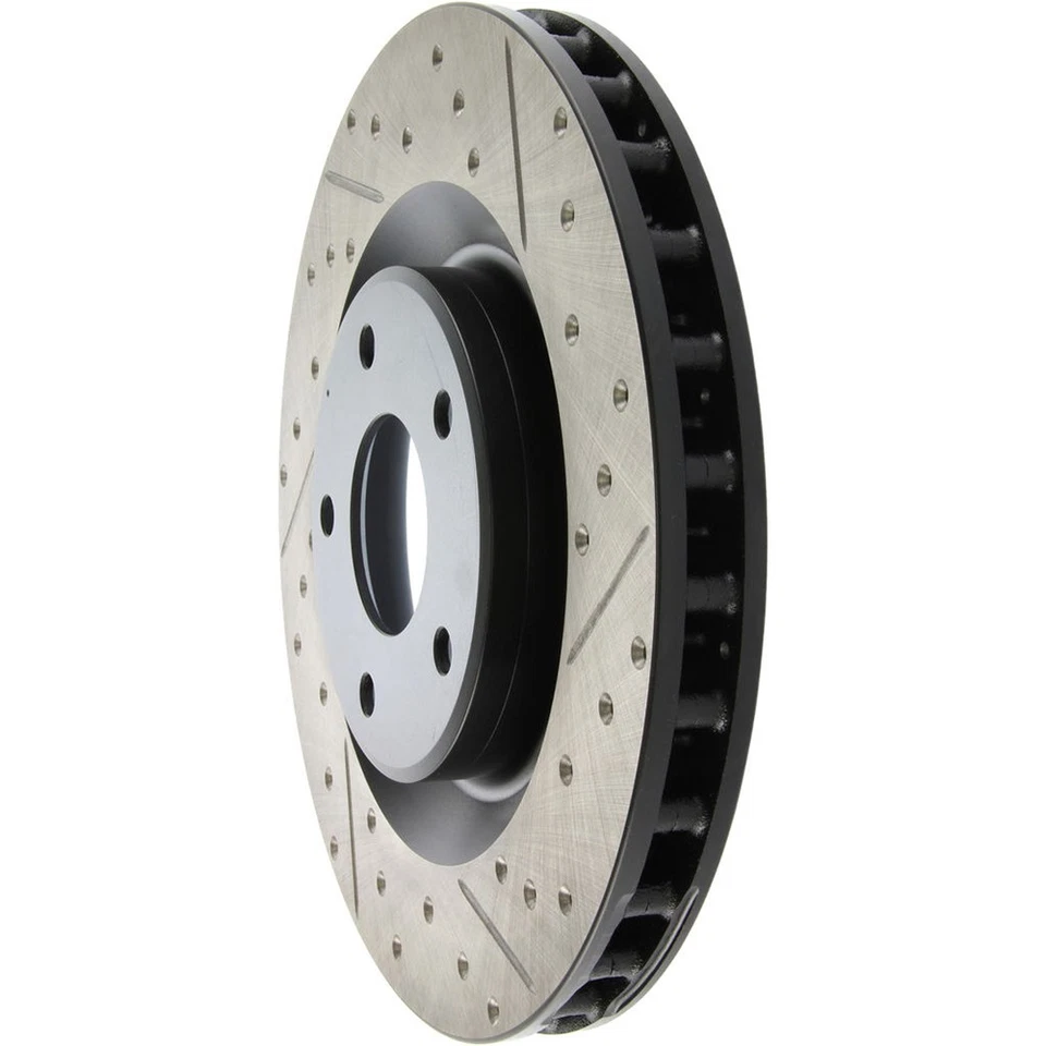 StopTech 127.62085L Front Left Drilled Brake Rotor for 05-13 Chevrolet Corvette - Image 2 of 4