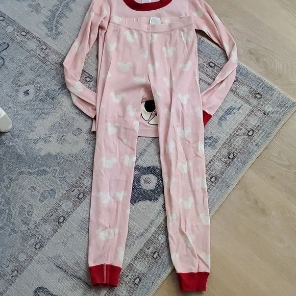 Pijama Hanna Andersson Disney Niñas Minnie Mouse Invierno Navidad Vacaciones Talla 8 Foto 4 de 4