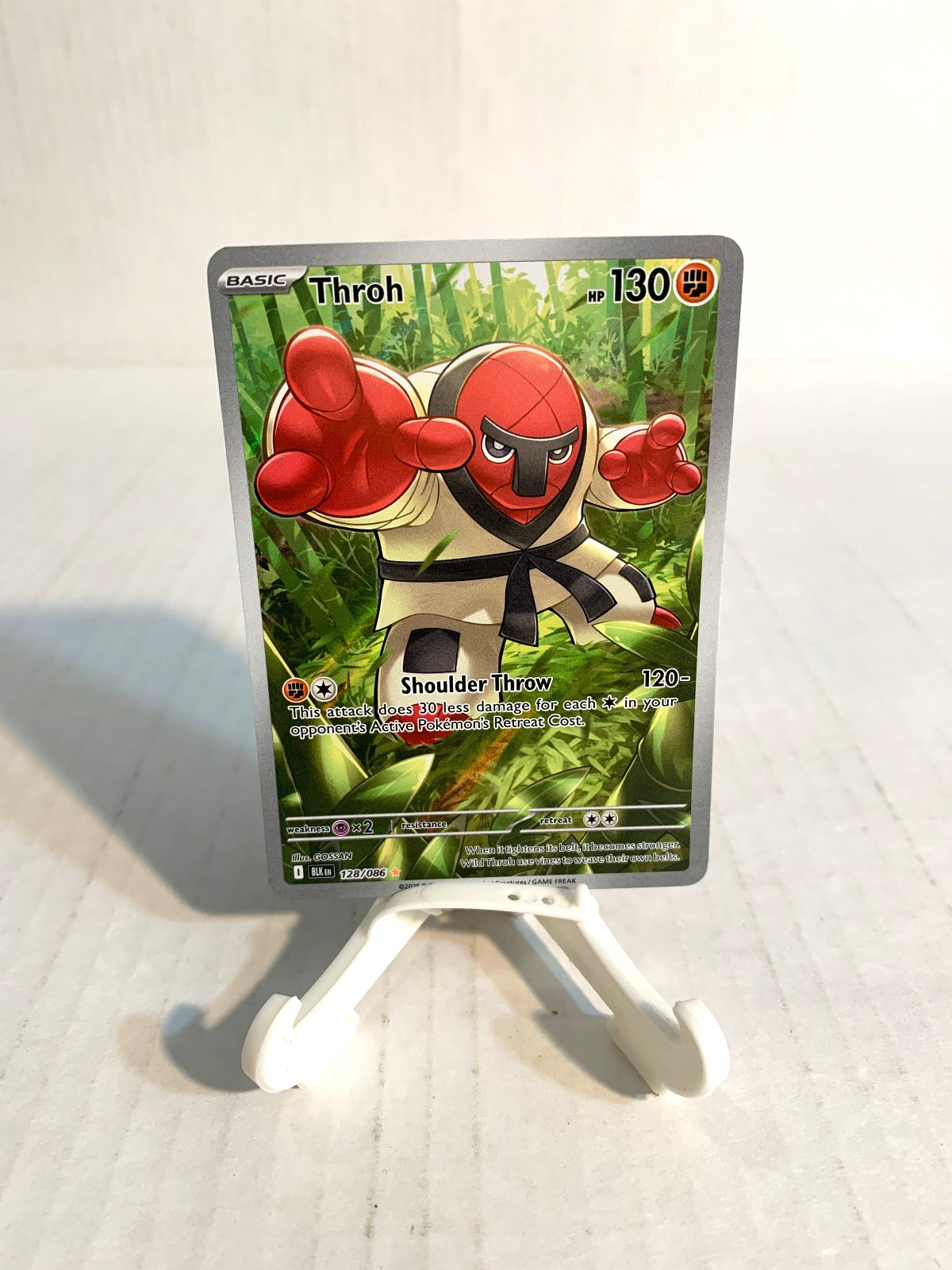 Pokemon TCG Throh 128/086 SV: Black Bolt Illustration Rare Card - NM/M