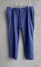 Lululemon Men  s ABC Trouser Slim-Fit Warpstreme Pants Heather Blue 36x30 NEW