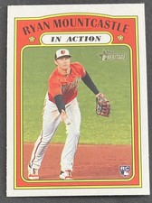 2021 Topps Heritage - In Action Ryan Mountcastle #186 (RC)