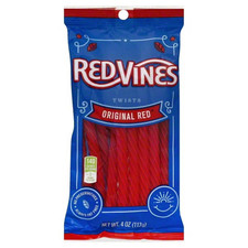 Red Vines Twists Original Red Licorice Candy 4 oz Bags 2 packs