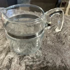 Vintage Pyrex Flameware Glass Percolator  Coffee Pot Carafe Only 6 cup