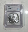 1994 $1 American Silver Eagle ICG MS70