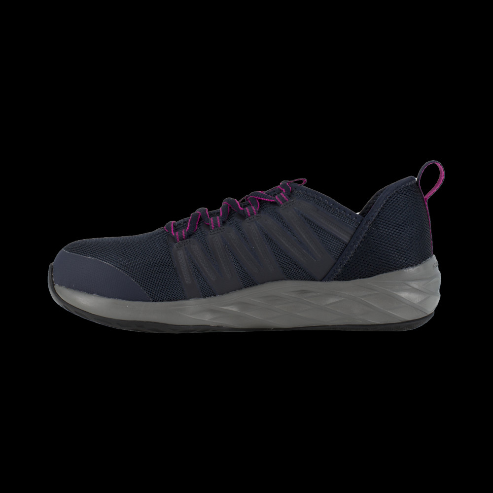 Reebok Work Women's Astroride Steel Toe ESD Athletic Work Shoe Navy/Purple - RB3