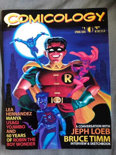 Fanzine COMICOLOGY #1 Spring 2000 - Bruce Timm interview & sketchbook