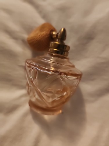 piccole bottiglie profumo vintage vetro rosa colorato antico bulbo spremitura decorativo - Foto 9 di 11