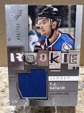 2009-10 SPx - Rookie T.J. Galiardi JERSEY /799! (MEM RC) Colorado Avalanche #136