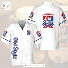 Old Style Chicago Beers All Over Print 3D Hawaiian Shirt