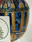 Spode On the Tree Christmas Ornament Blue Gold Egg Glass Original Box — photo 5