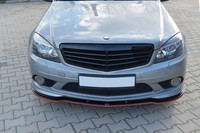Maxton Design Frontlippe Passend FüR Mercedes C Limousine / Kombi Amg-Line W204