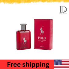 POLO RED Ralph Lauren 4.2 oz Parfum Men New Spray