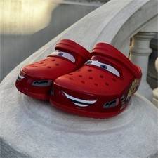 Crocs Classic Clog rouge Flash McQueen Disney Pixar Cars antidérapant UK 6