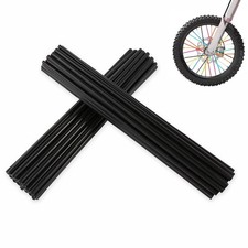 Black Spoke Skins Covers: 8-21 inch Rims Protector  Decoration 237mm,