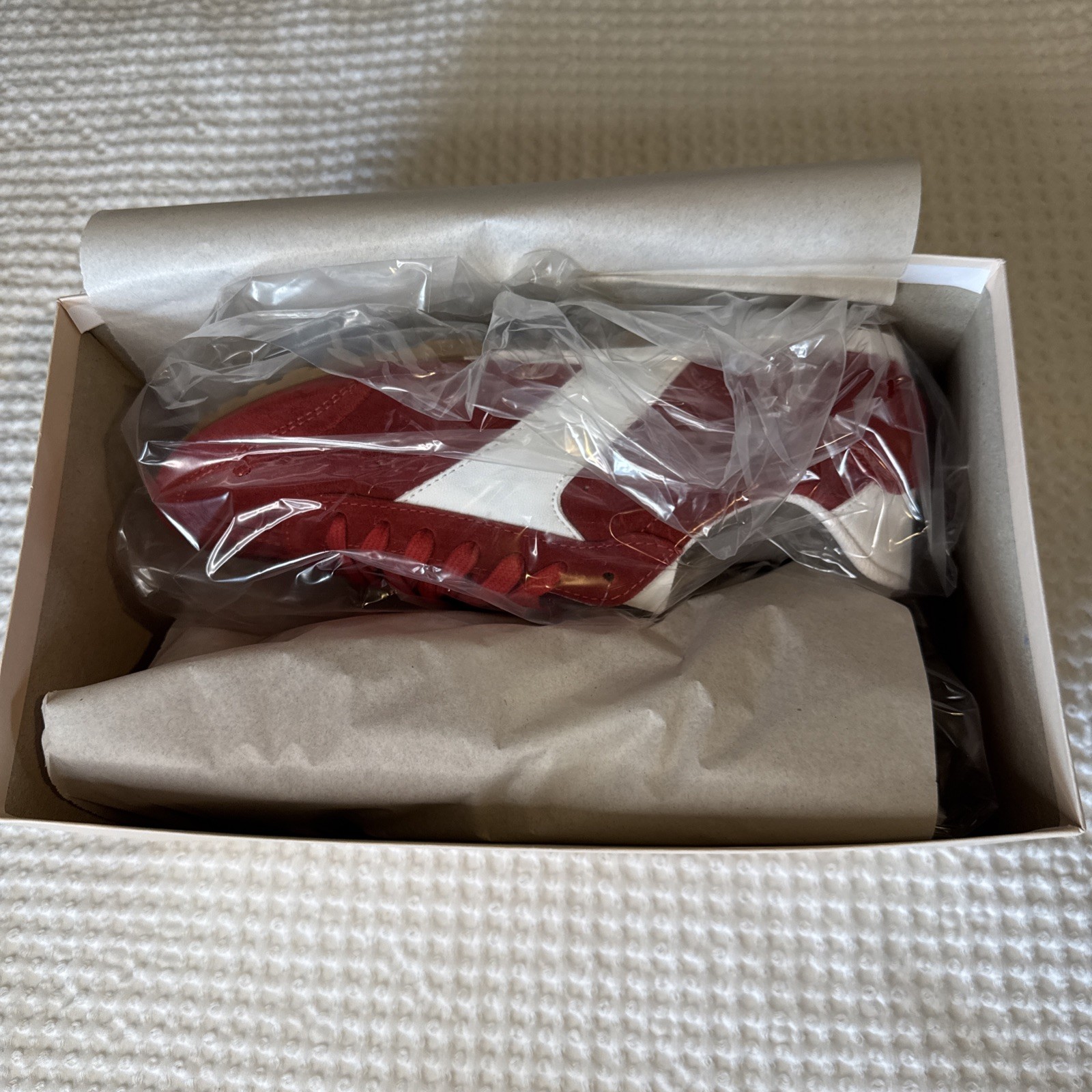 Mila Paoli Shoes Womens 7.5 Sneakers Leather Suede Red Made In Italy NIB