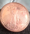 1 oz Saint Gaudens copper round