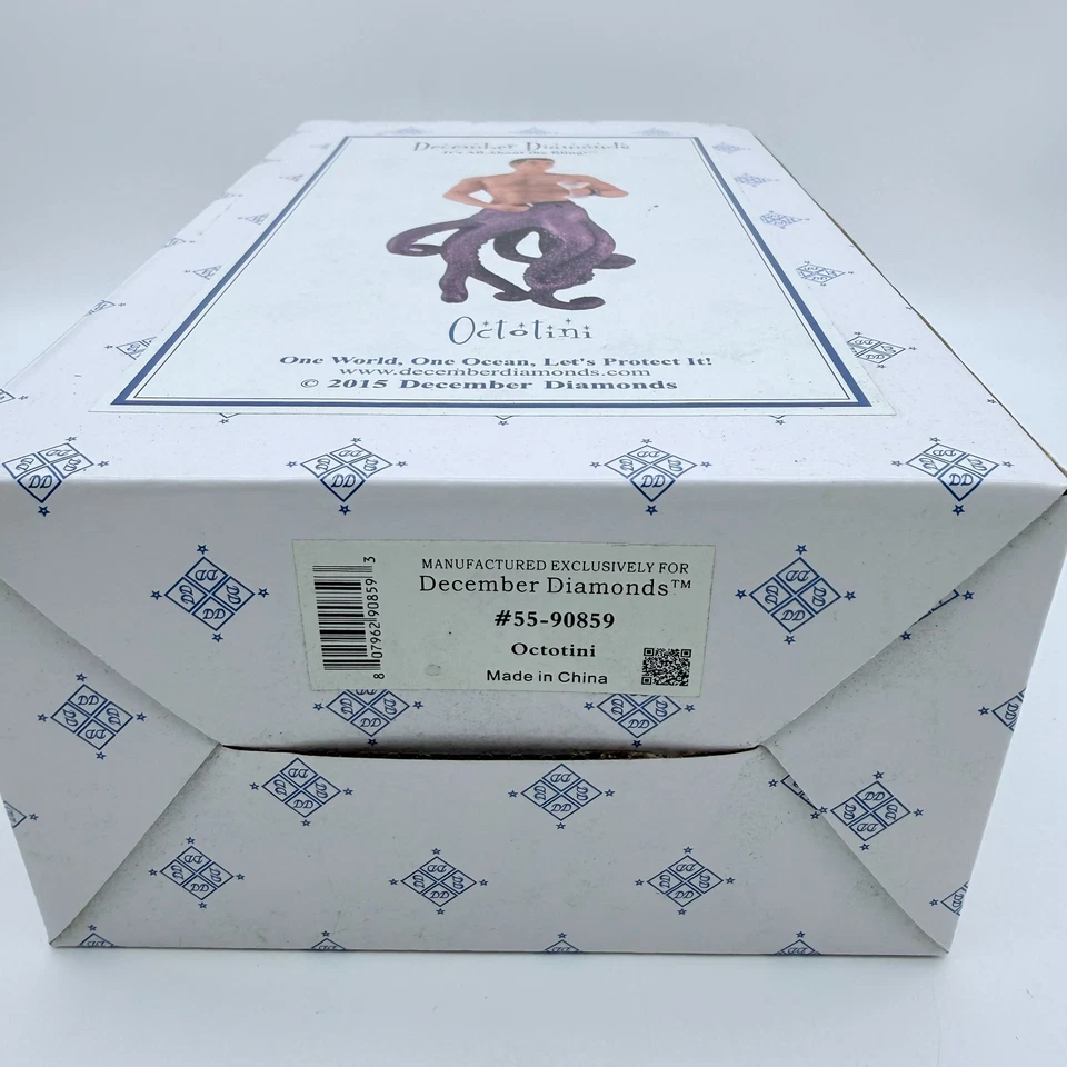 Rare December Diamonds Octotini Merman Ornament 2015 New in Box - Retired - Image 2 of 2