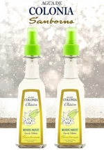 2 Pack! Sanborns Classic Orange Flower- Agua de Colonia Clasica Flor De Naranja