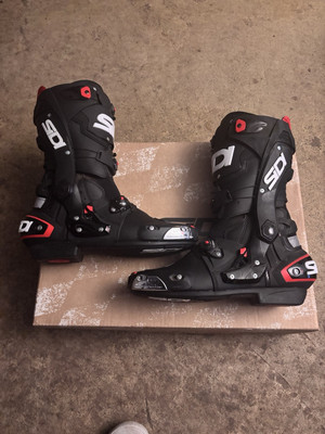Sidi Rex Motorcycle Race Boots Size 43 EU 9.5 US