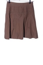 H&M Faltenrock Damen Rock Gr. DE 38 braun Casual-Look