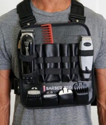 Barber Rig...Leather Fashionable & Functional Chest Rig Bag for Barbers,