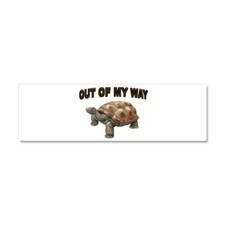 CafePress SLOW BUT SURE Car Magnet 10 X 3 Car Magnet (550424749)